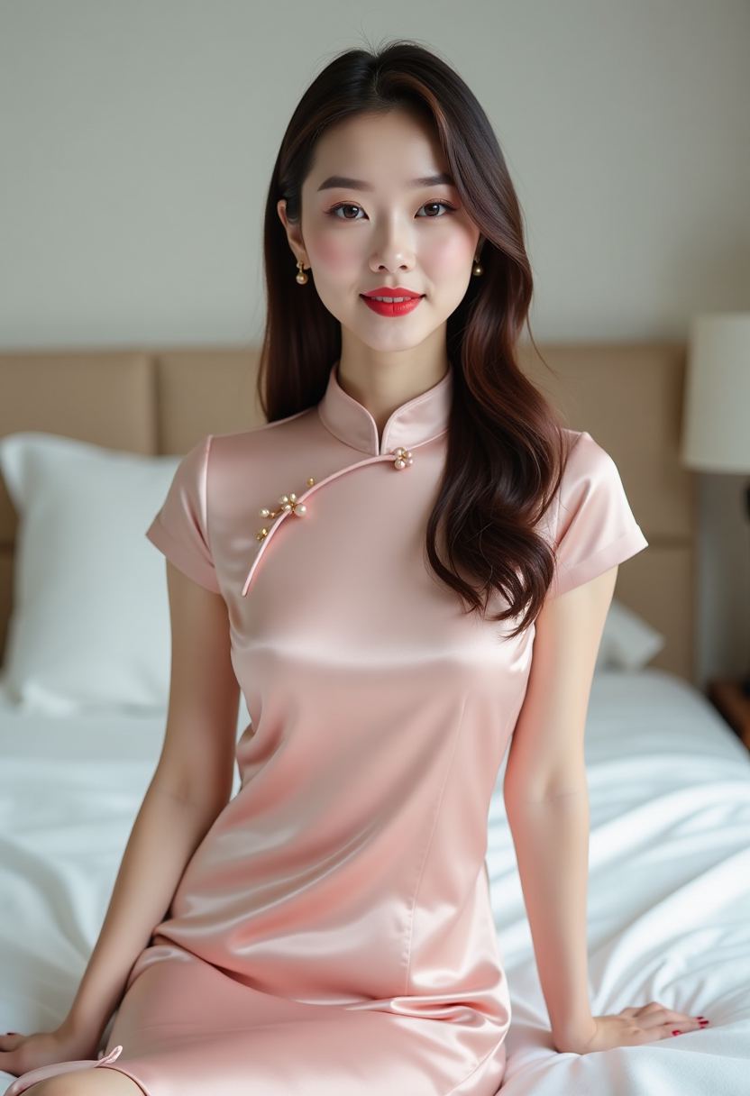 晚风吻过眉梢